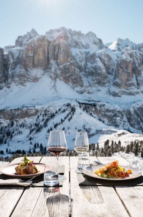 The Sella Group from Gardena pass